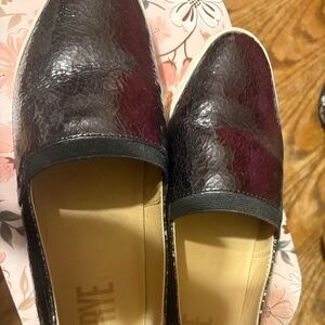 FRYE women’s Melanie Slip-on. pewter, size 9.5